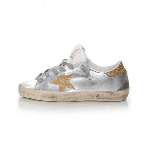 gold and silver golden goose